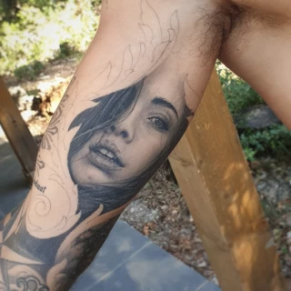 Woman Face portrait Realistic on arm - Realism, Microrealism and Portrait Tattoo - Black Hat Tattoo Dublin - The Black Hat Tattoo