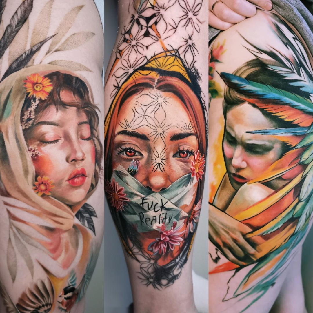 Yuliya murashowa - Guest Artist - Black Hat Tattoo Nice6 - The Black Hat Tattoo