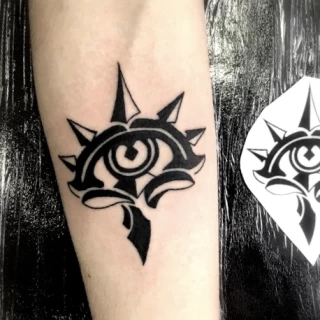 Eye Tattoo - Blackwork Darkwork - Black Hat Tattoo Dublin - The Black Hat Tattoo