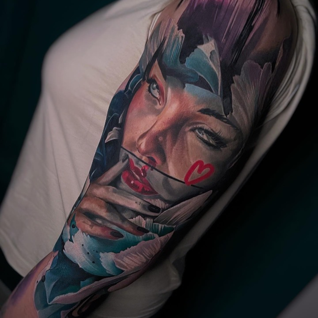 Yuliya murashowa - Guest Artist - Black Hat Tattoo Nice16 - The Black Hat Tattoo