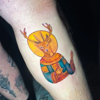 Piroska - guest artist - dear tattoo - colorwork - the black hat tattoo Dublin- 2025 - The Black Hat Tattoo