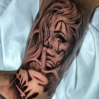 Chicana - The Black Hat Tattoo